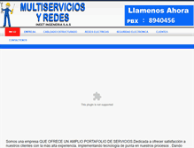 Tablet Screenshot of multiserviciosyredes.com